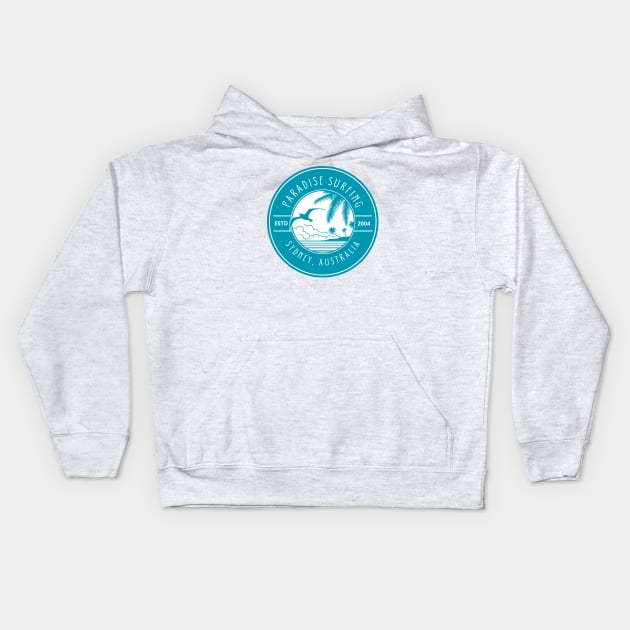 Surfing Australia Kids Hoodie by Tip Top Tee's